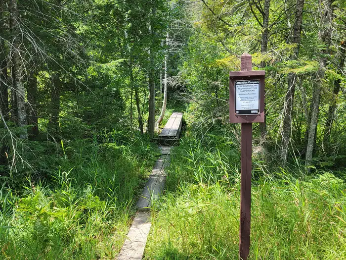Ewing Point start of trail