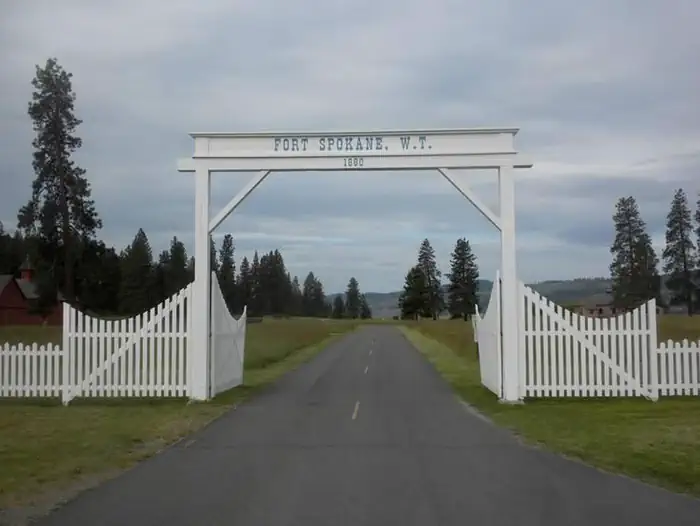 Ft. Spokane Gate to the Visitor Center