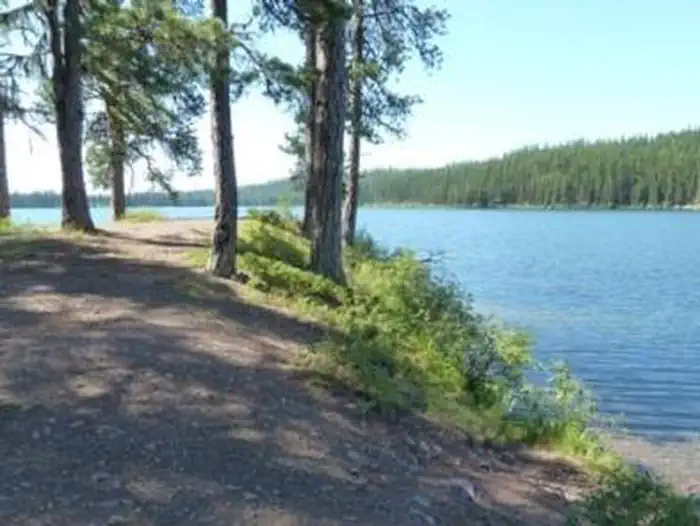 The "Point" At Lake Inez Point 6, looking southwest.