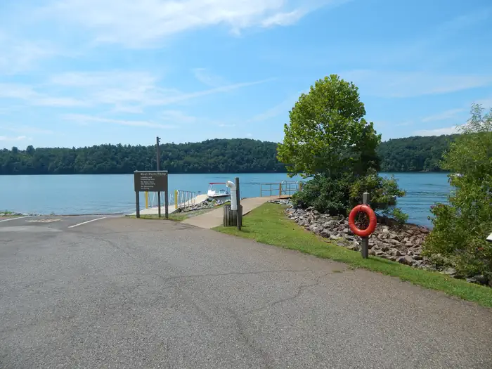 Water access to Philpott Lake at Goose Point.